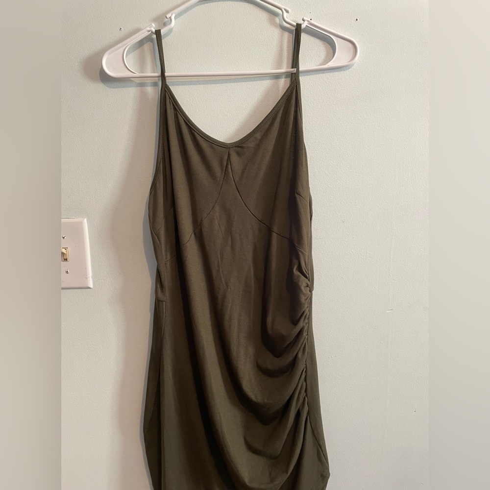cute shein green mini bodysuit dress size L